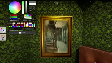 Sur la photo : une capture d'écran du jeu « Meccha Chameleon ».