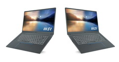 Le MSI Prestige 15 est équipé d'une quantité impressionnante de matériel pour un ordinateur portable de 1,65 kg. (Source de l'image : MSI)