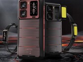 L'Oukitel WP300 a un atout majeur : sa conception semi-modulaire. Il est équipé d'une lampe de poche et d'un écran secondaire. (Source de l'image : Oukitel)