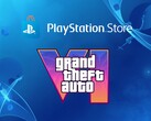 La bannière du PlayStation Store avec le logo de GTA 6 est montrée