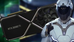 Nvidia a annoncé pour la première fois la carte GeForce RTX 3090 Ti en janvier au CES 2022. (Image source : Nvidia - édité)