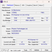 CPU-Z : Carte mère