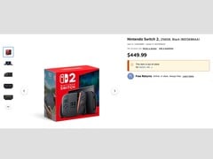 Liste de la Nintendo Switch 2 sur le site de Staples. (Source de l&#039;image : Staples)