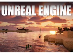 Avec UnrealCraft, le développeur Greg Coulthard apporte Minecraft à Unreal Engine 5.5 (Source d'image : YouTube / Bluedrake42)