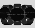 Samsung s'est tourné vers un capteur BIA pour ses prochaines smartwatches phares. (Image source : OnLeaks)