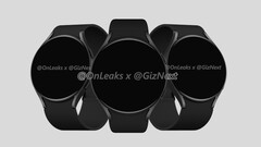 Samsung s&#039;est tourné vers un capteur BIA pour ses prochaines smartwatches phares. (Image source : OnLeaks)