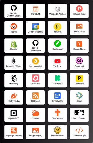 Des dizaines d'applications sont prises en charge.