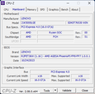 Carte mère CPU-Z