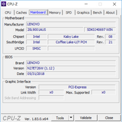 ThinkPad T580 - CPU-Z : carte-mère.