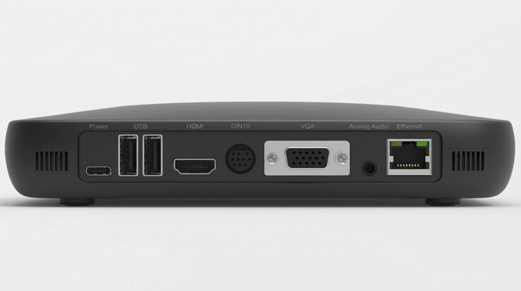 La SuperStation One standard dispose d’une sortie HDMI ainsi que de sorties vidéo analogiques dédiées, notamment VGA et DIN10, qui sont absentes du prototype Lite à 200 $.