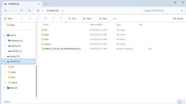 Partition 1 pour l'outil - seulement 30 Mo environ
