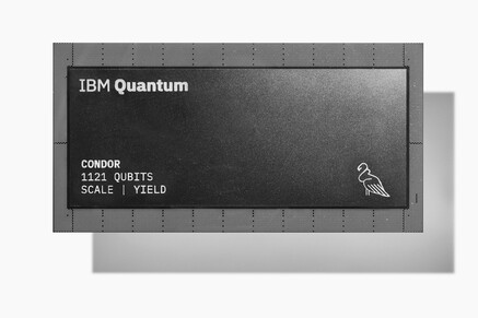 Le QPU Quantum Condor d'IBM avec 1121 qubits (Image : IBM)