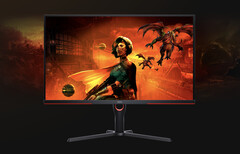 L&#039;AOC AGON Gaming U32G3X/BK sera lancé dans un peu plus d&#039;un mois. (Source de l&#039;image : AOC)