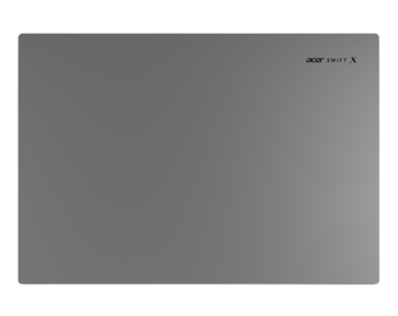 Acer Swift X 14 vu de l'arrière. (Source de l'image : Acer)