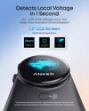Une image marketing divulguée de l'adaptateur de voyage Anker Nano (4-en-1, 100 W, Smart Display)
