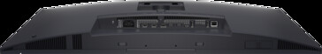 Ports du moniteur Dell UltraSharp 32 QD-OLED. (Source de l'image : Dell)