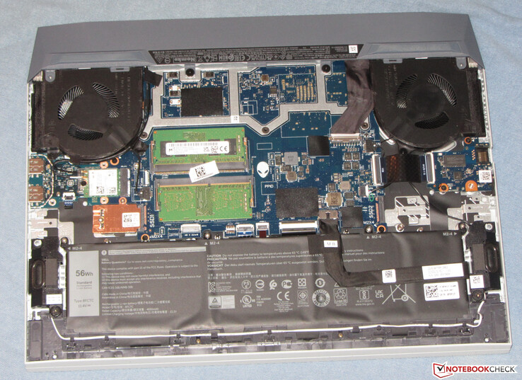 L'intérieur du Dell G15