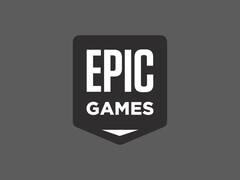 Le logo d'Epic Games illustré