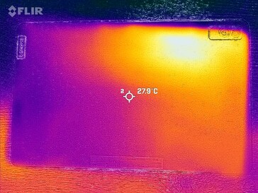 Carte thermique du dos