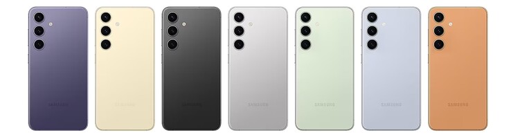 La sélection de couleurs du Samsung Galaxy S24