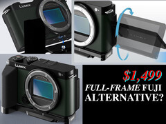 Sirui a divulgué des images du Panasonic Lumix S9, nous donnant un aperçu du prochain appareil photo plein format sous tous les angles, sauf le plus important. (Source de l'image : Amazon)