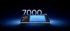 Le Realme Neo 7, lancé en décembre, est doté d'une grande batterie de 7 000 mAh. (Source de l'image : Realme)