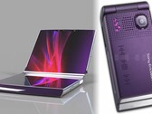 Un appareil compact pliable Sony Xperia pourrait rappeler des éléments de design de téléphones comme le Sony Ericsson W380. (Source de l'image : TechConfigurations/PhoneArena - édité)