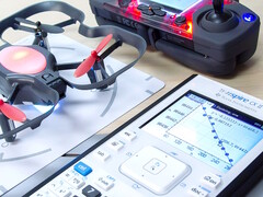 Une calculatrice graphique TI Nspire CX II et un Robolink CoDrone Edu sont tout ce dont un étudiant a besoin pour apprendre la programmation des drones. (Source de l'image : TI)