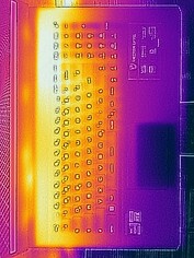 Image thermique haut - charge