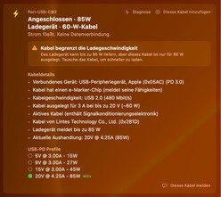 Ce câble Thunderbolt 3 n'a pas été correctement reconnu par l'application.