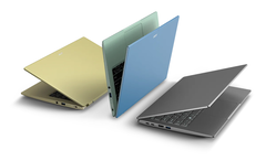 Acer va commercialiser le nouveau Swift 3 en trois couleurs. (Image source : Acer)