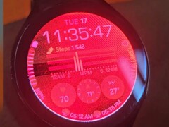 Galaxy Watch4 : Ce n&#039;est pas le mode nuit, mais plutôt le début de la fin. (Source de l&#039;image : Reddit)