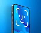 concept d'iPhone avec Face ID sous l'écran. (Source de l'image : MacRumors) 
