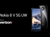Nokia présente le 8 V 5G UW. (Source : Nokia)