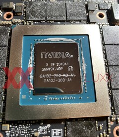 NVIDIA RTX 3090 avec un dé GA102-250 reconverti en GA102-300. (Image Source : Hardwareluxx)