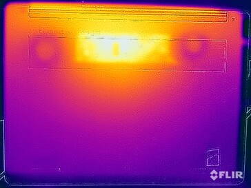 Test de résistance aux températures de surface (en bas)