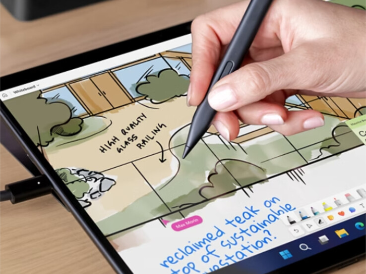 Le stylo Surface Slim Pen prend désormais en charge le nouveau système de retour haptique de Microsoft.