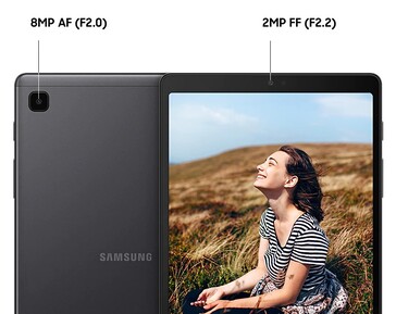 Les photos de presse de Samsung pour sa nouvelle tablette économique. (Source : Samsung)
