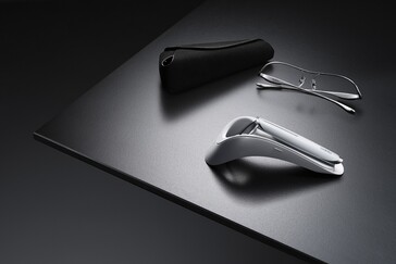 Opop Air Glass - Demi-cadran argenté. (Image Source : Oppo)