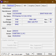 Carte mère CPU-Z