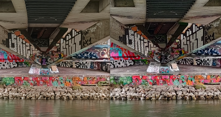 Oppo à gauche, Vivo à droite.