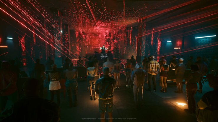 Graphiques de Cyberpunk 2077 : The Ultimate Edition Switch 2 graphics (Image source : screenshot, Cyberpunk 2077 YouTube channel)