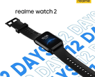 La Realme Watch 2 aura des bezels épais, malgré les apparences contraires. (Image source : Realme via Gizmochina)