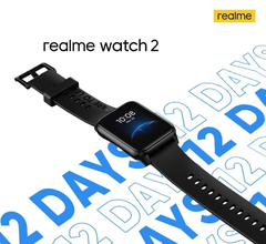 La Realme Watch 2 aura des bezels épais, malgré les apparences contraires. (Image source : Realme via Gizmochina)
