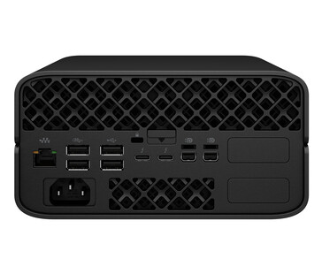 Le mini PC dispose d'un grand nombre de ports. (Source de l'image : HP)