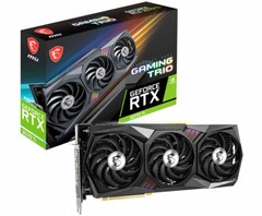 Carte vidéo MSI GeForce RTX 3070 Ti GAMING TRIO 8G (Source : MSI)