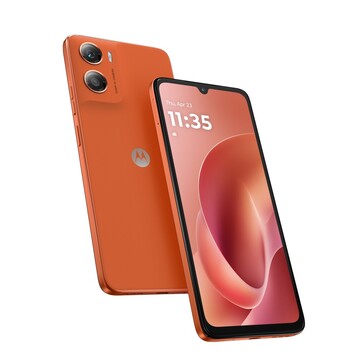 Le Moto G06 en Pantone Arabesque. (Source de l'image : Motorola)