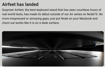 NuPhy Node75 Airfeet (Source de l'image : NuPhy)