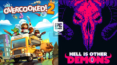 Hell is Other Demons et Overcooked ! 2 sont désormais téléchargeables gratuitement sur l&#039;Epic Games Store. (Image source : Epic Games)