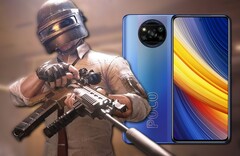 Les problèmes d'écran fantôme avec le POCO X3 Pro peuvent rendre les sessions PUBG Mobile difficiles. (Image source : POCO/Tencent - édité)